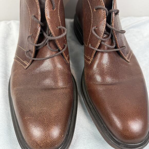 Donald J‎ Pliner Men\'s Ericio Oxford Boot Brown- Sz 10 M Classic Workwear Office main image 10